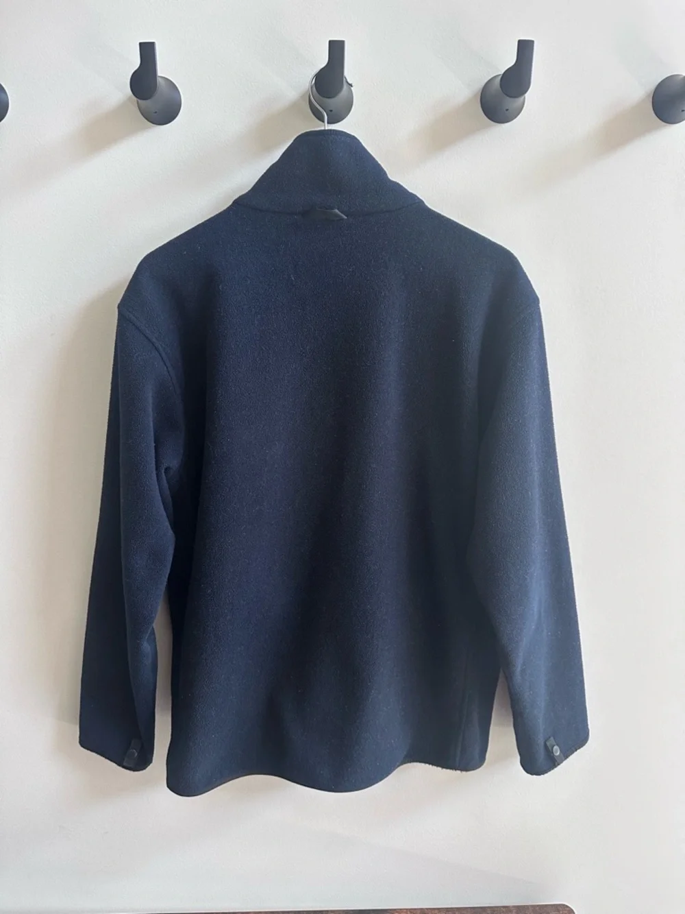 The North Face Men’s Medium Navy Full Zip Fleece Jacket Outdoor Layer